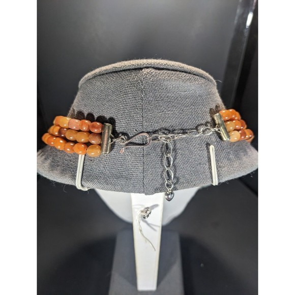 Jay King DTR Sterling Silver Multi-Color OPAL 18"-20" TRIPLE STRAND Necklace - Picture 3 of 6